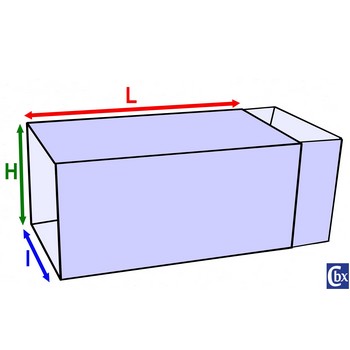 Boîte carton fourreau - dimensions